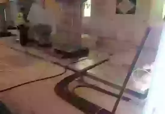 Under the floor..